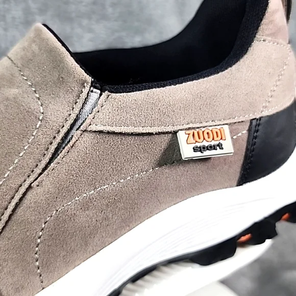 ZUODI Men's slip-on loafers. Size 11.5 Casual walking shoes in neutral color. - Picture 8 of 10